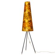 Lampa podłogowa tripod, Mid Century Modern, Czechosłowacja, lata 60.