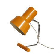 Pomarańczowa lampa biurkowa typ 5132 , Josef Hůrka dla Napako, Czechosłowacja, lata 60.