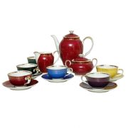 Porcelanowy serwis do kawy/herbaty, ZPS Karolina, Jaworzyna Śląska, Polska lata 60.