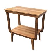 Stolik RTV w orzechowym fornirze, Polska, lata 60.