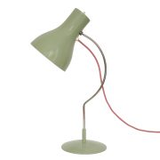 Zielona lampa biurkowa, projekt Josef Hůrka dla firmy Napako, Czechosłowacja, lata 70.