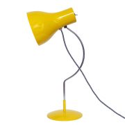 Żółta lampa biurkowa, projekt Josef Hůrka dla firmy Napako, Czechosłowacja, lata 70.