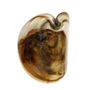 Szklany kinkiet, Glassplattelampet, proj. Per Lütken dla Holmegaard, Dania , lata 70.