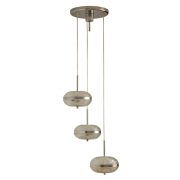 Trzypunktowa lampa sufitowa UFO, Polam Bielsko-Biała TYP 02.Z.003, Polska, lata 70.