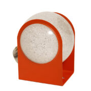 Pomarańczowa lampka nocna/kinkiet nr 1, Pokrok Žilina Typ 06-71, Czechosłowacja, lata 60.