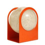 Pomarańczowa lampka nocna/kinkiet nr 2, Pokrok Žilina Typ 06-71, Czechosłowacja, lata 60.