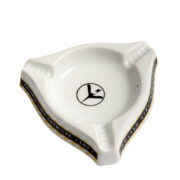 Porcelanowa popielniczka LOT z ZPS Krzysztof "Wawel" w Wałbrzychu, Polska, lata 70.