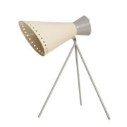 Metalowa lampa biurkowa tripod TYP 1618, projekt Josef Hůrka dla Napako, Czechosłowacja, lata 50.