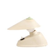 Biała bakelitowa nieduża lampka biurkowa/nocna, TYP 11641, Elektrosvit Nove Zámky, Czechosłowacja, lata 50.