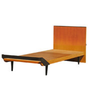 Jednoosobowe łóżko, Mojmír Požár dla UP Závody Bučovice, Czechosłowacja, lata 60.