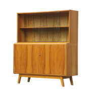 Jasna komoda z biblioteczką, proj. Bohumil Landsman & Hubert Nepozitek, Jitona Soběslav, Czechosłowacja, 1967 rok