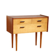 Szafka/pomocnik/szafka nocna "Conni" z Zakładu 1 Maj w Klosterfelde, DDR, lata 70.