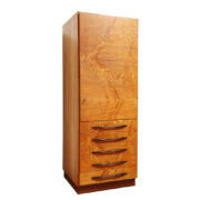 Jesionowa komoda/szafka/bieliźniarka, Mojmír Požár dla UP Závody Bučovice, Czechosłowacja, lata 60.