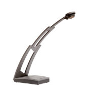 Grafitowa lampa biurkowa "Jazz" z tworzywa sztucznego, projekt Ferdinand Alexander Porsche dla PAF Studio Milano, Włochy, projekt z 1988 roku