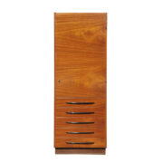 Mahoniowa komoda/szafka/bieliźniarka, Mojmír Požár dla UP Závody Bučovice, Czechosłowacja, lata 60.