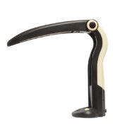Plastikowa czarno-żółta jednopunktowa lampa biurkowa/nocna Tukan (Toucan), projekt H.T. Huang dla Huangslite, Taiwan, lata 80.