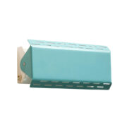 Jednopunktowy turkusowy, metalowy i ażurowy kinkiet z ruchomą głowicą z poziomą i pionową orientacją, Holandia, lata 80.