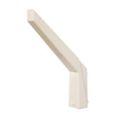 Nieduża lampa biurkowa/ścienna/kinkiet "De Lamp" z tworzywa w kremowym kolorze, projekt Rob Wermenbol dla firmy Indoor, Holandia, projekt z 1983 roku