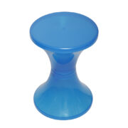 Niebieski taboret/stołek z tworzywa "Tam Tam", Metal Plast Koszalin, Polska, około 2000 roku