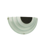 Jednopunktowy kinkiet/lampa ścienna z akrylowym kaskadowym kloszem w morskim kolorze, styl Memphis, firma Massive, Belgia, lata 90.