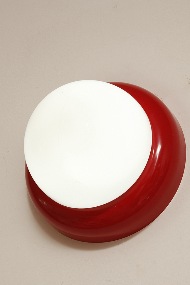 lampa retro, antique store warsaw, design shop, vintage ceiling lamp, design shop warsaw, white glass lamp, italian lamp, retro store, vintage wall lamp, design sklep warszawa, italian style, antyk sklep, design sklep, prl design, antique shop, lampa space age, antyk sklep warszawa, design store, lampa prl, antique store, wisząca lampa retro, italian vintage lamp, sklep retro, lampa vintage, design store warsaw, kinkiet vintage, space age wall lamp, retro shop warsaw, space age, mleczna lampa wiszaca, white lamp, włoski kinkiet vintage, retro sklep warszawa, space age lamp, lampa wiszca prl, retro shop, szklany kinkiet vintage, lampa, vintage shop warsaw, space age style, wisząca lampa vintage, vintage shop, szkło murano, lamp design, vintage store warsaw, vintage hanging lamp, vintage sklep warszawa, vintage store, vintage italian wall lamp, vintage lamp, retro store warsaw, retro lamp, antique shop warsaw, sklep vintage, vintage sconce, prl style, szklana lampa Jednopunktowa w kształcie kopuły okrągła szklana biała lampa ścienna/kinkiet/plafon z czerwoną oprawą z tworzywa sztucznego, Space Age, Sozzi Illuminazione, Włochy, lata 80. - obrazek 15
