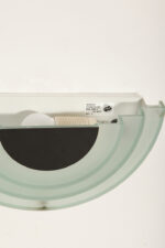 Jednopunktowy kinkiet/lampa ścienna z akrylowym kaskadowym kloszem w morskim kolorze, styl Memphis, firma Massive, Belgia, lata 90. - obrazek 28