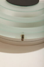 Jednopunktowy kinkiet/lampa ścienna z akrylowym kaskadowym kloszem w morskim kolorze, styl Memphis, firma Massive, Belgia, lata 90. - obrazek 32