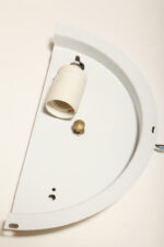 Jednopunktowy kinkiet/lampa ścienna z akrylowym kaskadowym kloszem w morskim kolorze, styl Memphis, firma Massive, Belgia, lata 90. - obrazek 36