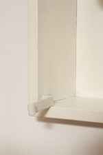 Duży jednopunktowy biały kwadratowy podtynkowy kinkiet/lampa ścienna/plafon „Kvadrat” / „Kvadratlampen” z geometrycznym dyfuzorem z tworzywa sztucznego, projekt Nils Andersen & Salli Besiakow dla Lyfa, Dania, wzór z 1972 roku - obrazek 55