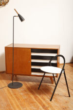 Grafitowa metalowa smukła i minimalistyczna jednopunktowa lampa podłogowa z ruchomym kloszem "Pure 10", projekt Bønnelycke MDD dla Nordlux, Dania, po 2010 roku - obrazek 15