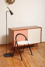 Grafitowa metalowa smukła i minimalistyczna jednopunktowa lampa podłogowa z ruchomym kloszem "Pure 10", projekt Bønnelycke MDD dla Nordlux, Dania, po 2010 roku - obrazek 17