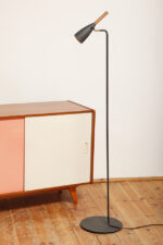 Grafitowa metalowa smukła i minimalistyczna jednopunktowa lampa podłogowa z ruchomym kloszem "Pure 10", projekt Bønnelycke MDD dla Nordlux, Dania, po 2010 roku - obrazek 19