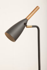 Grafitowa metalowa smukła i minimalistyczna jednopunktowa lampa podłogowa z ruchomym kloszem "Pure 10", projekt Bønnelycke MDD dla Nordlux, Dania, po 2010 roku - obrazek 22