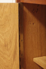 Dębowa szafka/komoda z czterema głębokimi szufladami po prawej stronie, TYP U 458, projekt Jiri Jiroutek dla Interier Praha, Czechosłowacja, lata 60. - obrazek 31