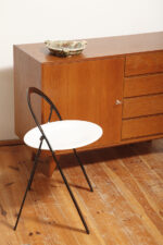 Duża zielono-brązowa fajansowa okrągła popielnica, Polskie Zjednoczone Fabryki Fajansu „Włocławek” we Włocławku, Polska, lata 1945-1955 - obrazek 3