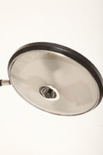 Metalowa dwupunktową lampa biurkowa "President" z ramieniem z litego palisandrowego drewna i czarnym kloszem, projekt Luis Pérez de la Oliva dla Fase, Hiszpania, lata 70. - obrazek 31