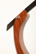 Metalowa dwupunktową lampa biurkowa "President" z ramieniem z litego palisandrowego drewna i czarnym kloszem, projekt Luis Pérez de la Oliva dla Fase, Hiszpania, lata 70. - obrazek 33