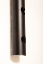 Smukła trzypunktowa aluminiowa cylindryczna czarna lampa ścienna/kinkiet o pionowej, lub poziomej orientacji, Targetti, Włochy, lata 80. - obrazek 45