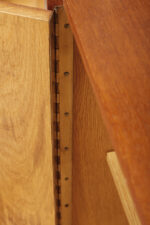 Dębowa szafka/komoda z czterema głębokimi szufladami po prawej stronie, TYP U 458, projekt Jiri Jiroutek dla Interier Praha, Czechosłowacja, lata 60. - obrazek 34