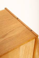 Dębowa szafka/komoda z czterema głębokimi szufladami z czarnobiałymi frontami, TYP U 458, projekt Jiri Jiroutek dla Interier Praha, Czechosłowacja, lata 60. - obrazek 34