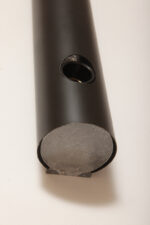 Smukła trzypunktowa aluminiowa cylindryczna czarna lampa ścienna/kinkiet o pionowej, lub poziomej orientacji, Targetti, Włochy, lata 80. - obrazek 48