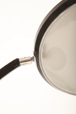 Metalowa dwupunktową lampa biurkowa "President" z ramieniem z litego palisandrowego drewna i czarnym kloszem, projekt Luis Pérez de la Oliva dla Fase, Hiszpania, lata 70. - obrazek 37