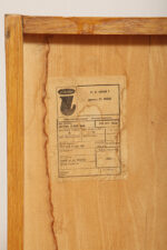 Dębowa szafka/komoda z czterema głębokimi szufladami z czarnobiałymi frontami, TYP U 458, projekt Jiri Jiroutek dla Interier Praha, Czechosłowacja, lata 60. - obrazek 44