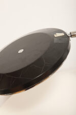 Metalowa dwupunktową lampa biurkowa "President" z ramieniem z litego palisandrowego drewna i czarnym kloszem, projekt Luis Pérez de la Oliva dla Fase, Hiszpania, lata 70. - obrazek 59