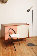 Grafitowa metalowa smukła i minimalistyczna jednopunktowa lampa podłogowa z ruchomym kloszem "Pure 10", projekt Bønnelycke MDD dla Nordlux, Dania, po 2010 roku - obrazek 7