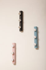 Smukła trzypunktowa aluminiowa cylindryczna niebieska lampa ścienna/kinkiet o pionowej, lub poziomej orientacji, Targetti, Włochy, lata 80. - obrazek 17