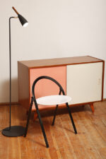 Grafitowa metalowa smukła i minimalistyczna jednopunktowa lampa podłogowa z ruchomym kloszem "Pure 10", projekt Bønnelycke MDD dla Nordlux, Dania, po 2010 roku - obrazek 6