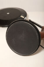 Metalowa dwupunktową lampa biurkowa "President" z ramieniem z litego palisandrowego drewna i czarnym kloszem, projekt Luis Pérez de la Oliva dla Fase, Hiszpania, lata 70. - obrazek 62