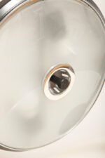 Metalowa dwupunktową lampa biurkowa "President" z ramieniem z litego palisandrowego drewna i czarnym kloszem, projekt Luis Pérez de la Oliva dla Fase, Hiszpania, lata 70. - obrazek 64