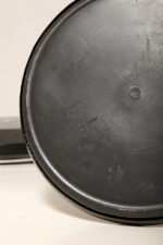 Metalowa dwupunktową lampa biurkowa "President" z ramieniem z litego palisandrowego drewna i czarnym kloszem, projekt Luis Pérez de la Oliva dla Fase, Hiszpania, lata 70. - obrazek 69